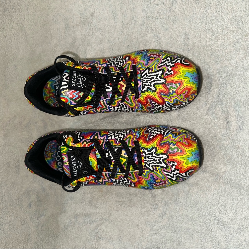 Skechers Street x Jen Stark: Uno-Infinite Drip Sneakers - Picture 2 of 7